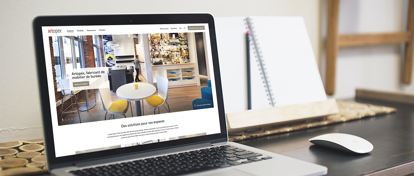 Nouveau site web Artopex